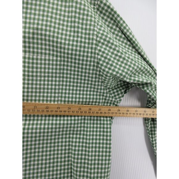 VINTAGE Abercrombie & Fitch Shirt XL Button Down Gingham Plaid 90s * - Picture 6 of 11